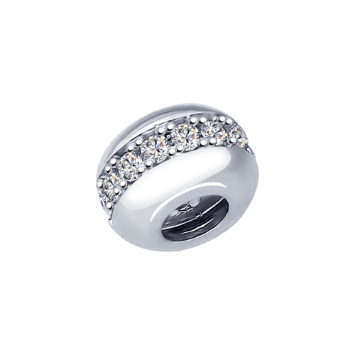 Подвеска с фианитами из серебра 925 пробы