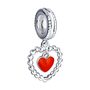 Подвеска "Сердце" с эмалью из серебра 925 пробы арт. 94032483