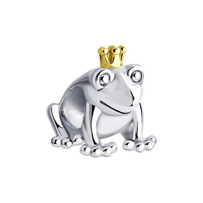 Подвеска "Принцесса-лягушка" из серебра 925 пробы