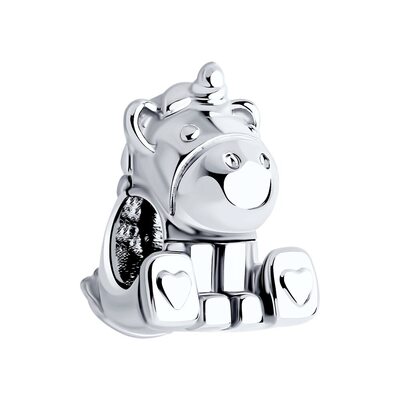 Подвеска "Единорожка" из серебра 925 пробы