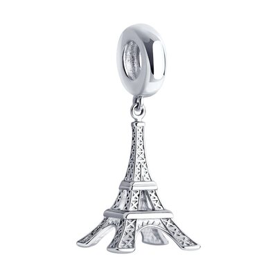 Подвеска "Эйфелева башня" из серебра 925 пробы