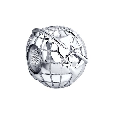 Подвеска "Земля" из серебра 925 пробы