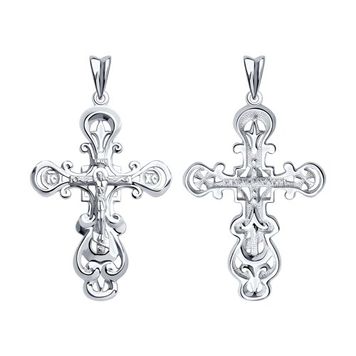Крест из серебра 925 пробы