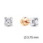Серьги с бриллиантами из золота 585 пробы