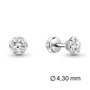 Серьги с бриллиантами из белого золота 585 пробы арт. 941363.2