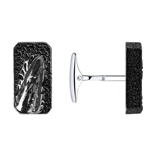 Запонки из серебра 925 пробы