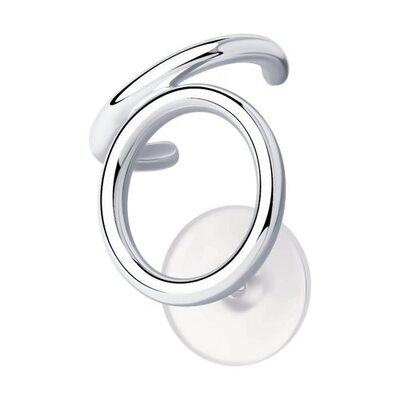 Серьга из серебра 925 пробы