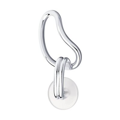 Серьга из серебра 925 пробы