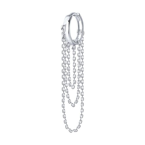 Серьга из серебра 925 пробы