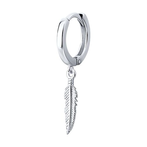 Серьга из серебра 925 пробы