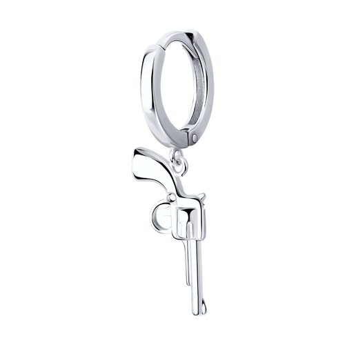 Серьга из серебра 925 пробы