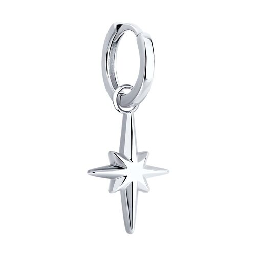 Серьга из серебра 925 пробы