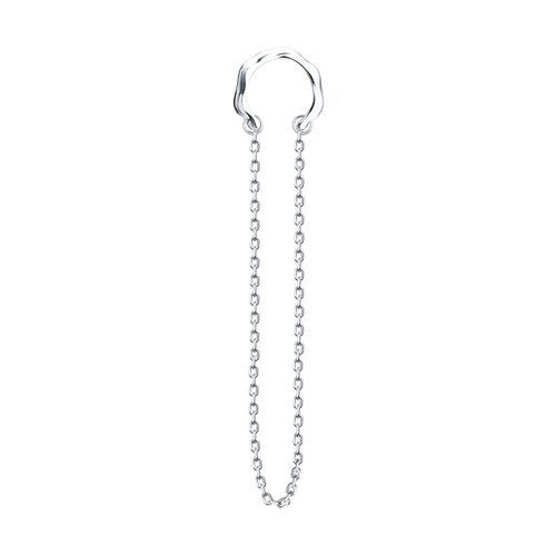 Серьга из серебра 925 пробы