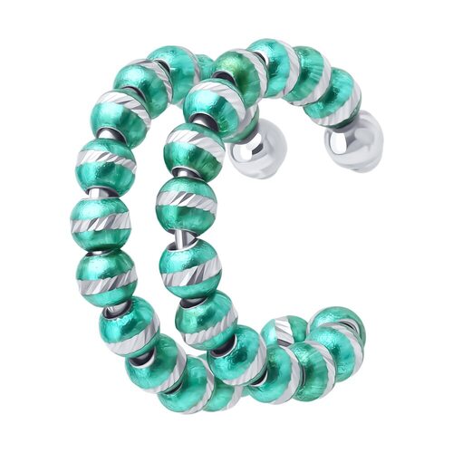 Серьга из серебра 925 пробы
