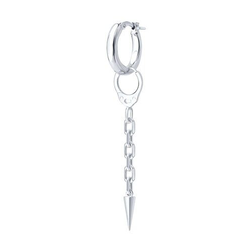 Серьга из серебра 925 пробы
