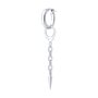 Серьга из серебра 925 пробы