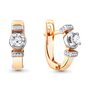 Серьги с бриллиантами из золота 585 пробы арт. 942450к.1