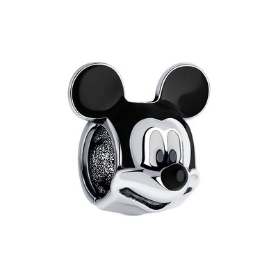 Подвеска "Микки Маус" с эмалью из серебра 925 пробы