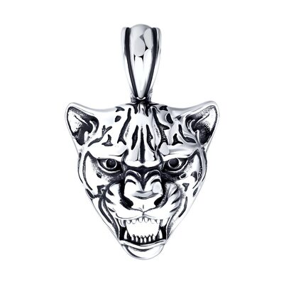 Подвеска "Пантера" из серебра 925 пробы