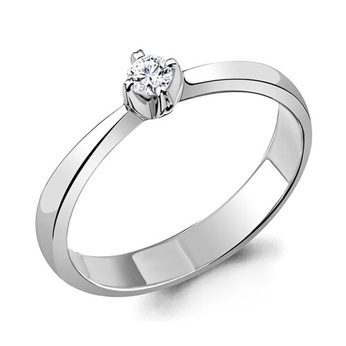 Кольцо с бриллиантом из золота 585 пробы