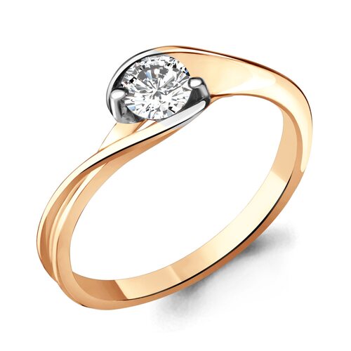Кольцо с бриллиантом из золота 585 пробы 