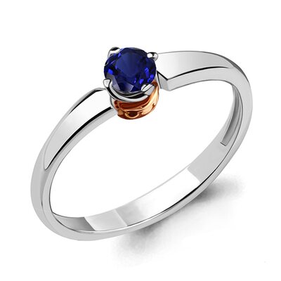 Кольцо с сапфиром из золота 585 пробы 