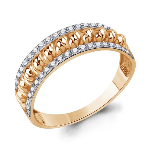 Кольцо с бриллиантами из золота 585 пробы