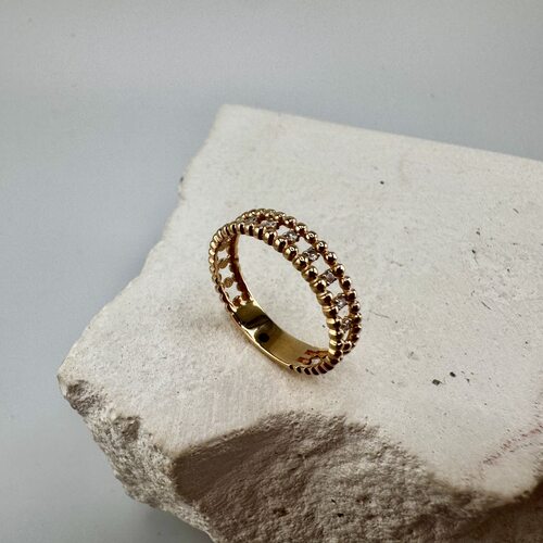 Кольцо с бриллиантами из золота 585 пробы