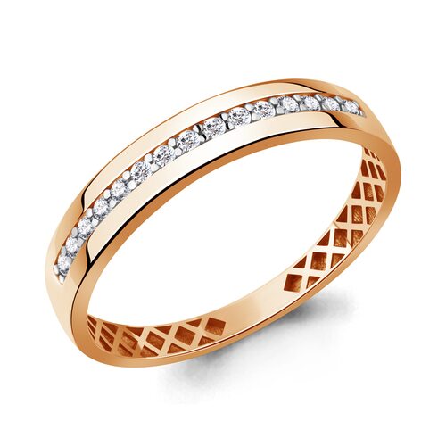 Кольцо с бриллиантами из золота 585 пробы