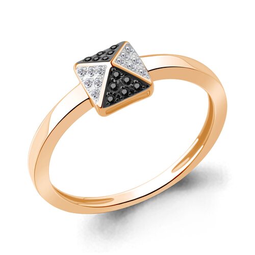 Кольцо с бриллиантами из золота 585 пробы арт. 964586.1