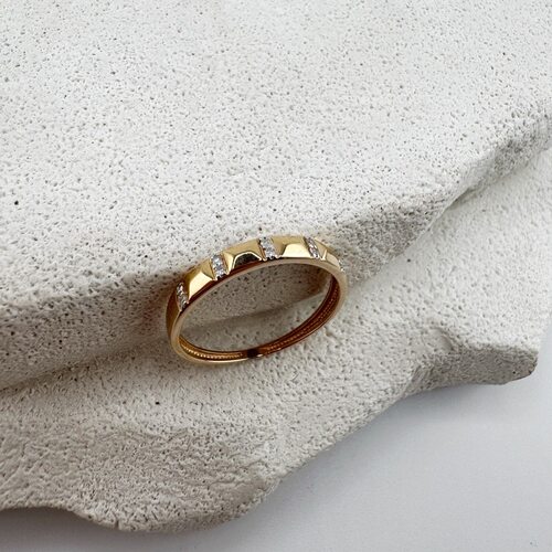 Кольцо с бриллиантами из золота 585 пробы