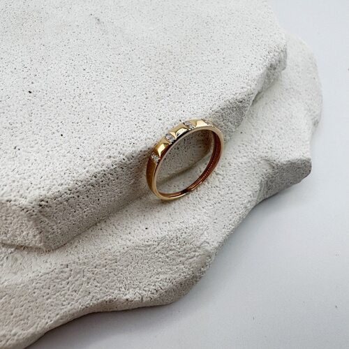 Кольцо с бриллиантами из золота 585 пробы