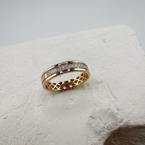 Кольцо с бриллиантами из золота 585 пробы