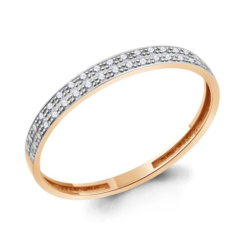 Кольцо с бриллиантами из золота 585 пробы