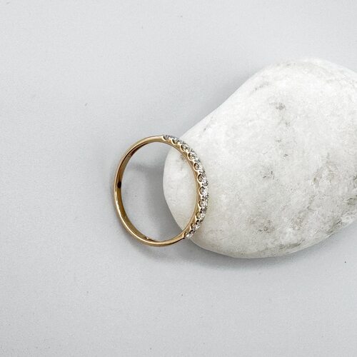 Кольцо с бриллиантами из золота 585 пробы