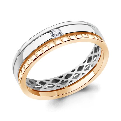 Кольцо с бриллиантом из золота 585 пробы