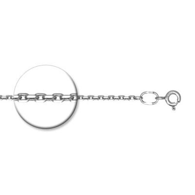 Цепь плетения "Якорное" из серебра 925 пробы 