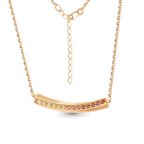 Колье с сапфирами из золота 585 пробы