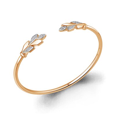 Браслет с бриллиантами из золота 585 пробы