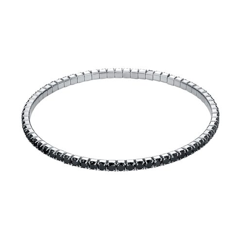 Браслет с фианитами из серебра 925 пробы