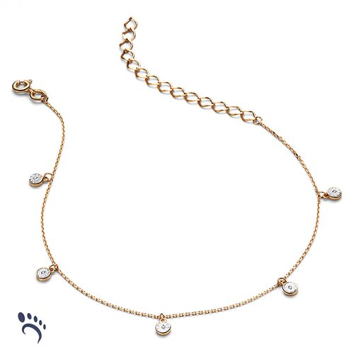 Браслет с бриллиантами из золота 585 пробы