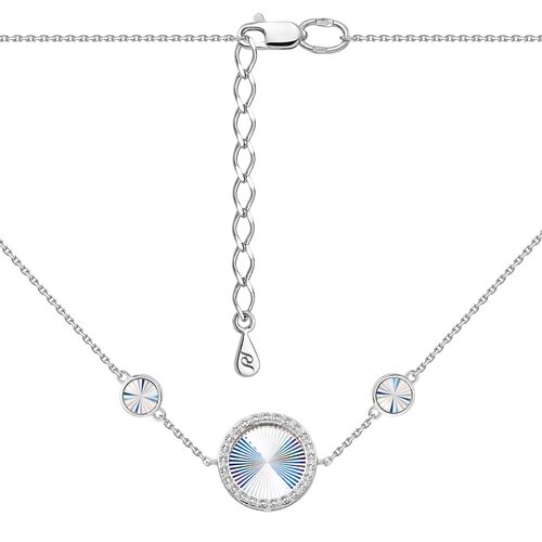 Браслет с бриллиантами из белого золота 585 пробы