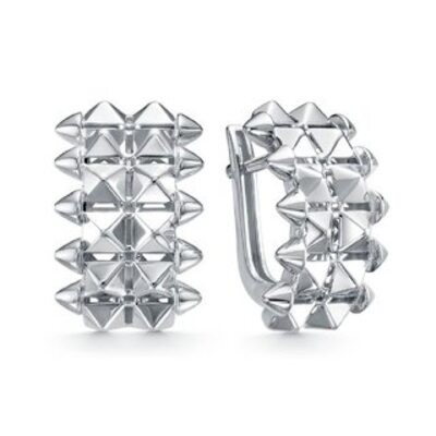 Серьги из белого золота 585 пробы
