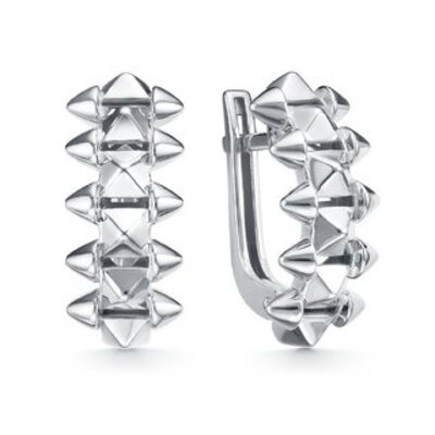 Серьги из белого золота 585 пробы