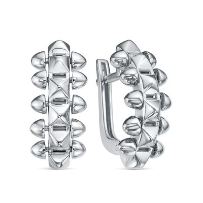 Серьги из белого золота 585 пробы
