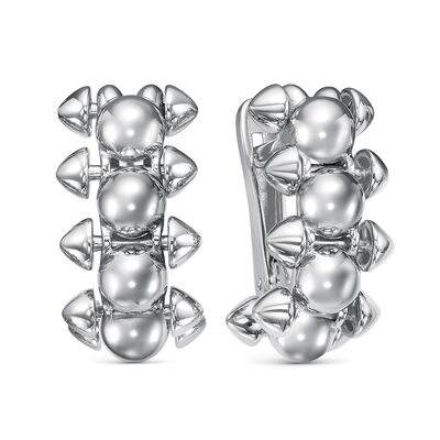 Серьги из белого золота 585 пробы