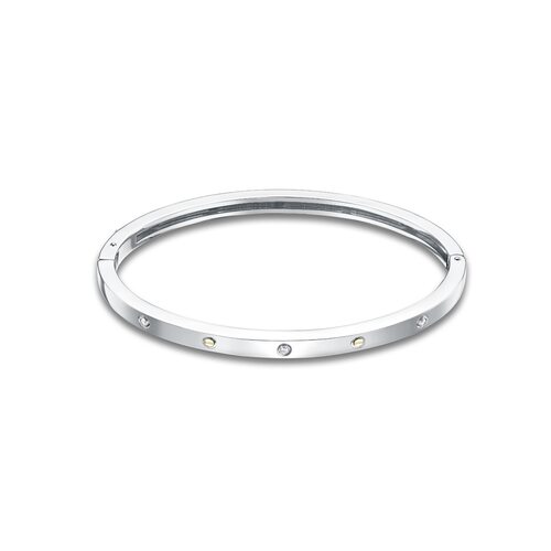 Браслет с бриллиантами из белого золота 585 пробы