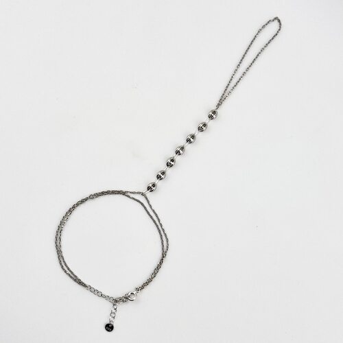 Браслет-слейв из серебра 925 пробы