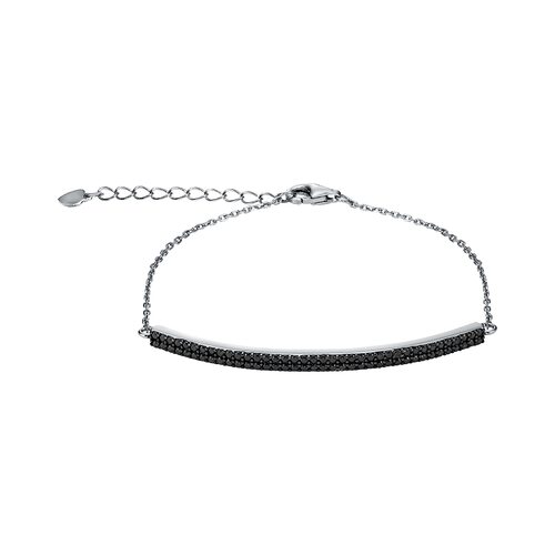 Браслет со шпинелью из серебра 925 пробы