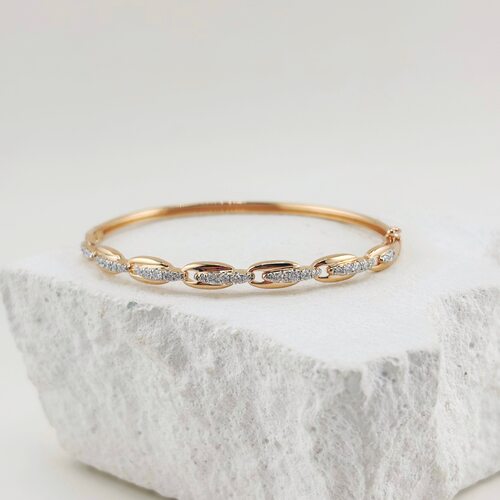 Браслет с бриллиантами из золота 585 пробы